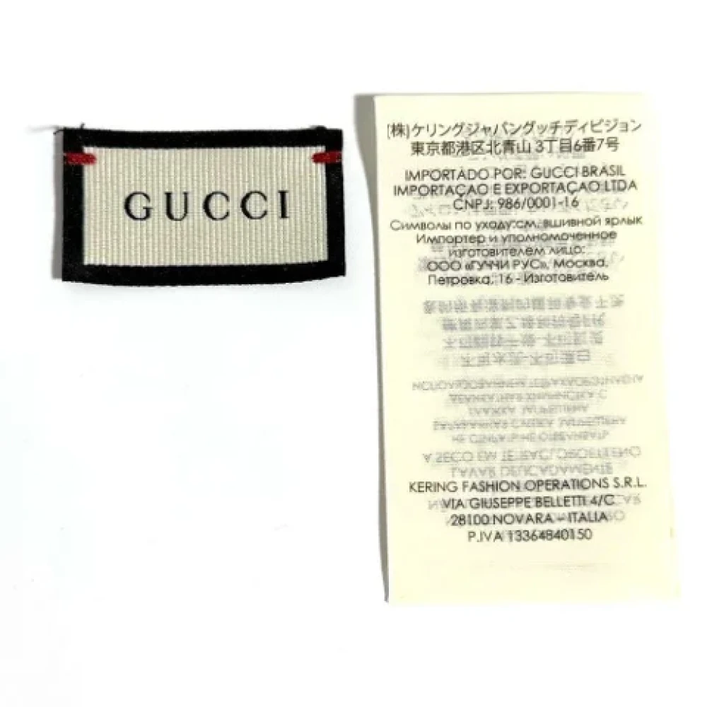 Gucci Vintage Pre-owned Silk scarves Beige Dames