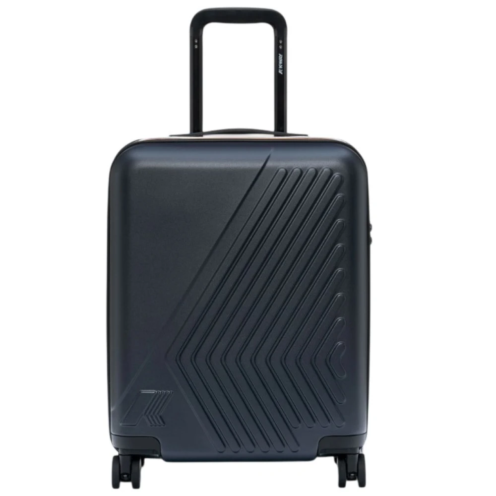 K-Way Mannelijk Blauw Koffers Heren, One Size, Polyester, K4125zw.k 89 Hardside Carry-On