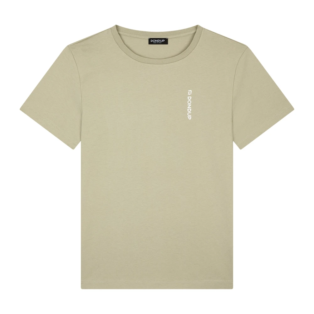 Dondup Hombre Verde - Camiseta De Cuello Redondo Con Logo - Tops - 3XL