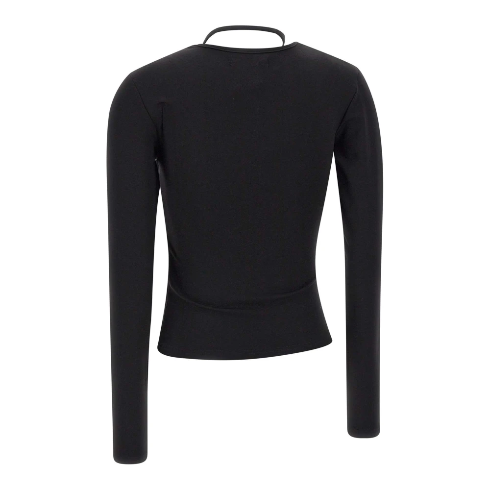 Heliot Emil Zwarte 'Etheria' Trui met Uitsparingen Black Dames