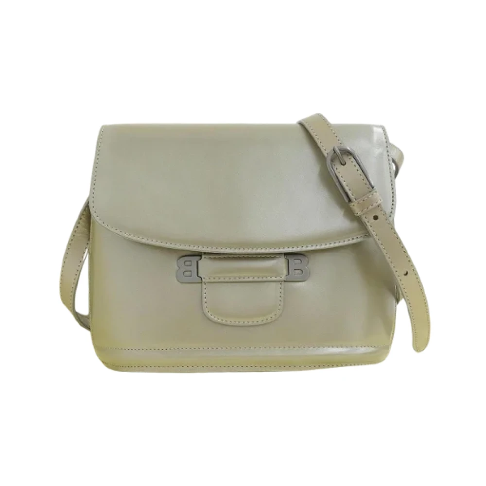 Bally Pre-owned Leather shoulder-bags Green Dames