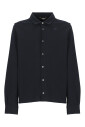 chemise-en-coton-bleu-avec-col