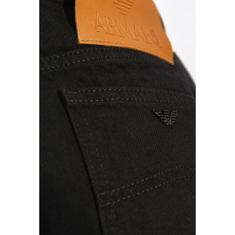 Emporio Armani Jeans met rechte pijpen Black Dames