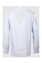 chemise-bleue-en-coton-a-boutons