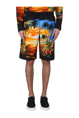 Silk Twill Bermuda Shorts