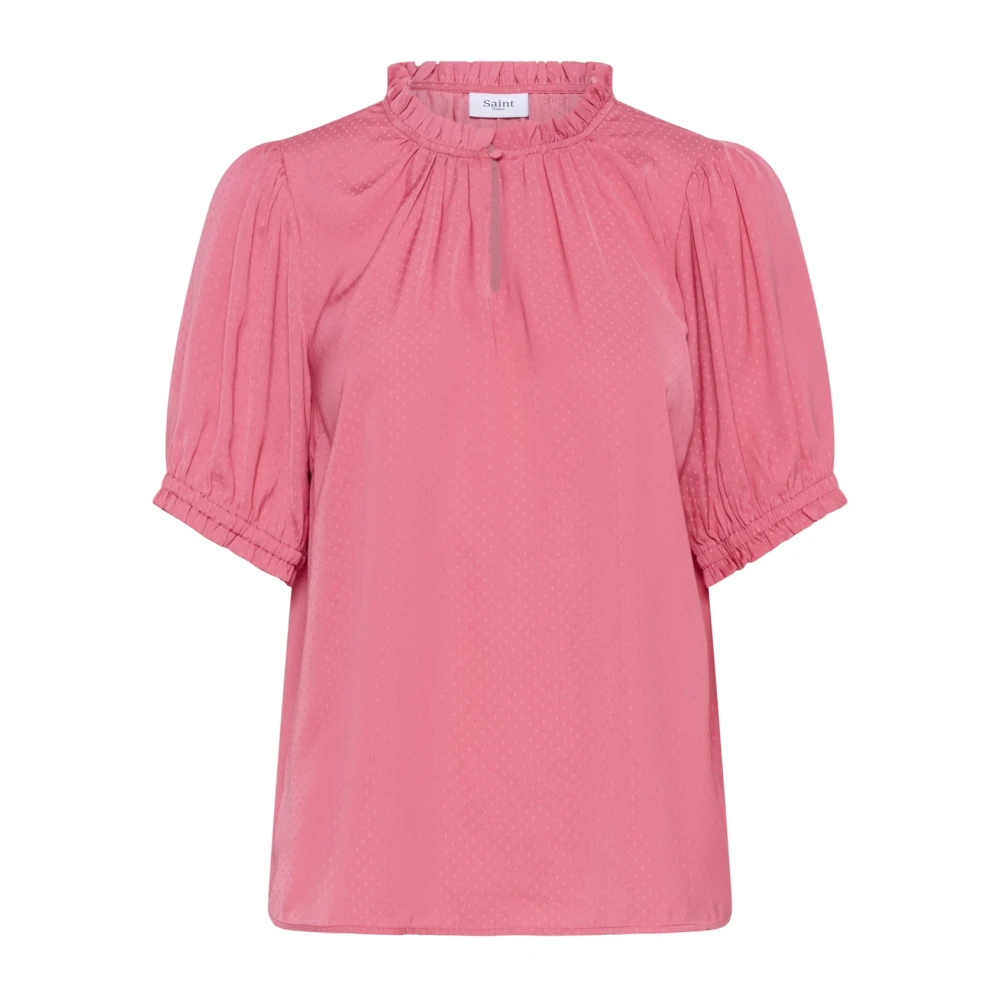 Saint Tropez , Damen, Blusen & Hemden, Rosa, Xs