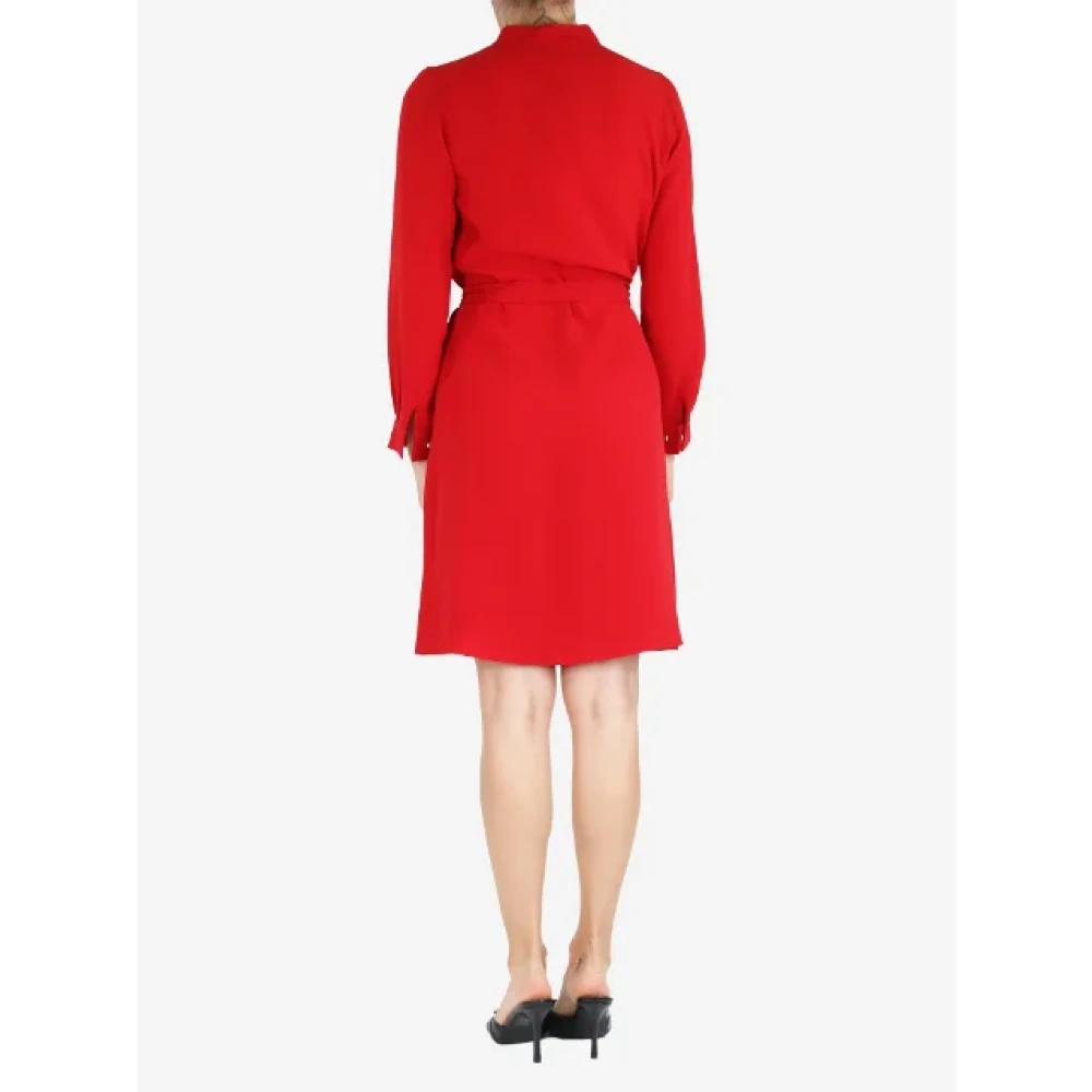 Carolina Herrera Pre-owned Acetate dresses Red Dames