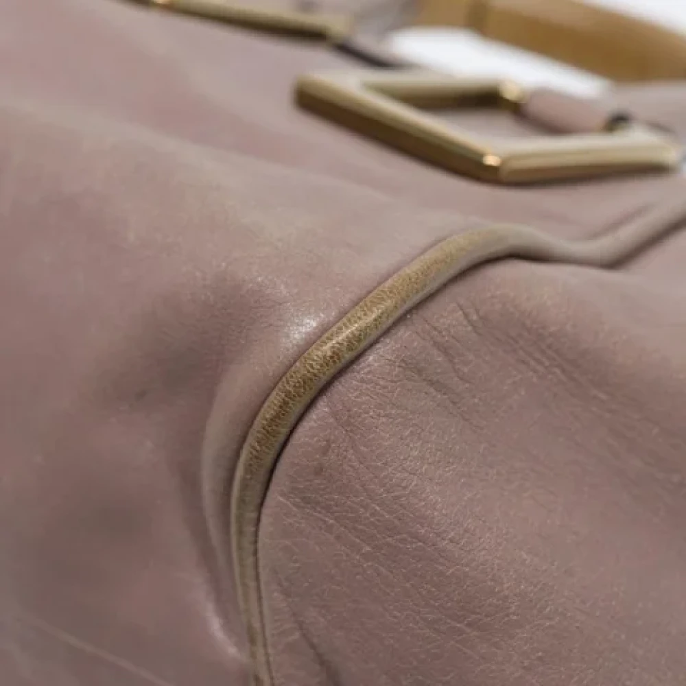 Chloé Pre-owned Leather handbags Pink Dames