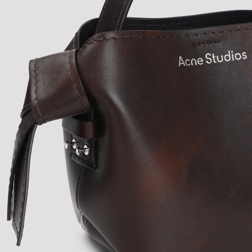 Acne Studios Donkerbruine Handtas Brown Dames