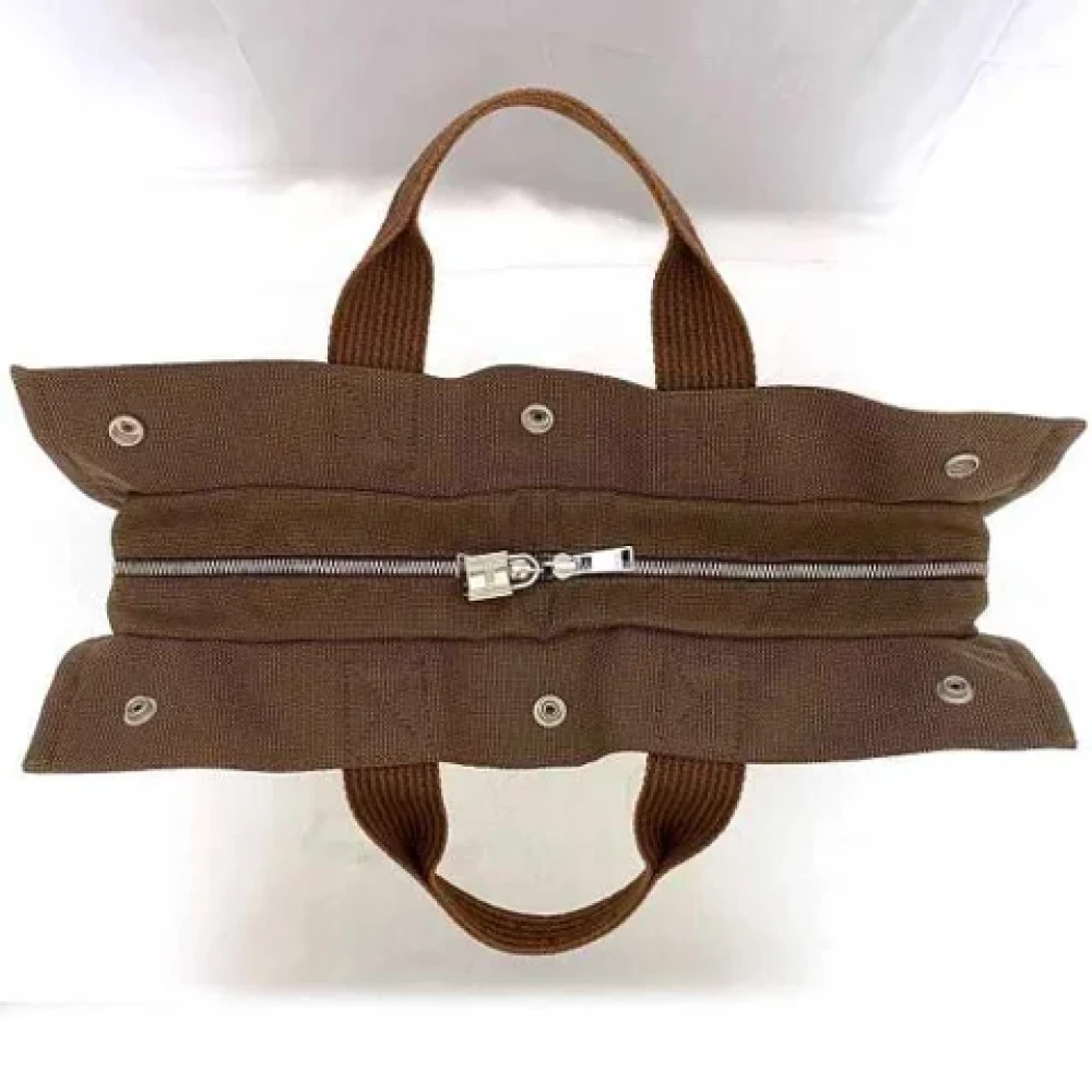 Hermès Vintage Pre-owned Canvas totes Brown Dames