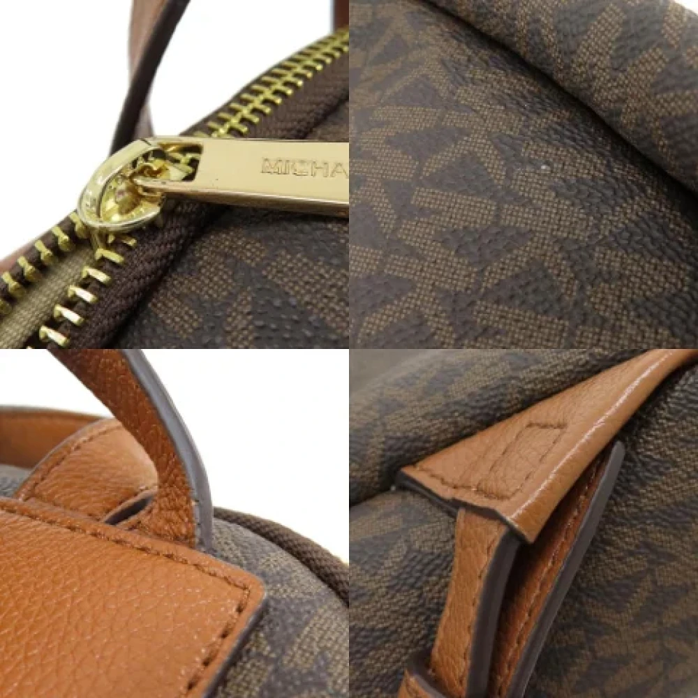 Michael Kors Pre-owned Plastic backpacks Brown Dames