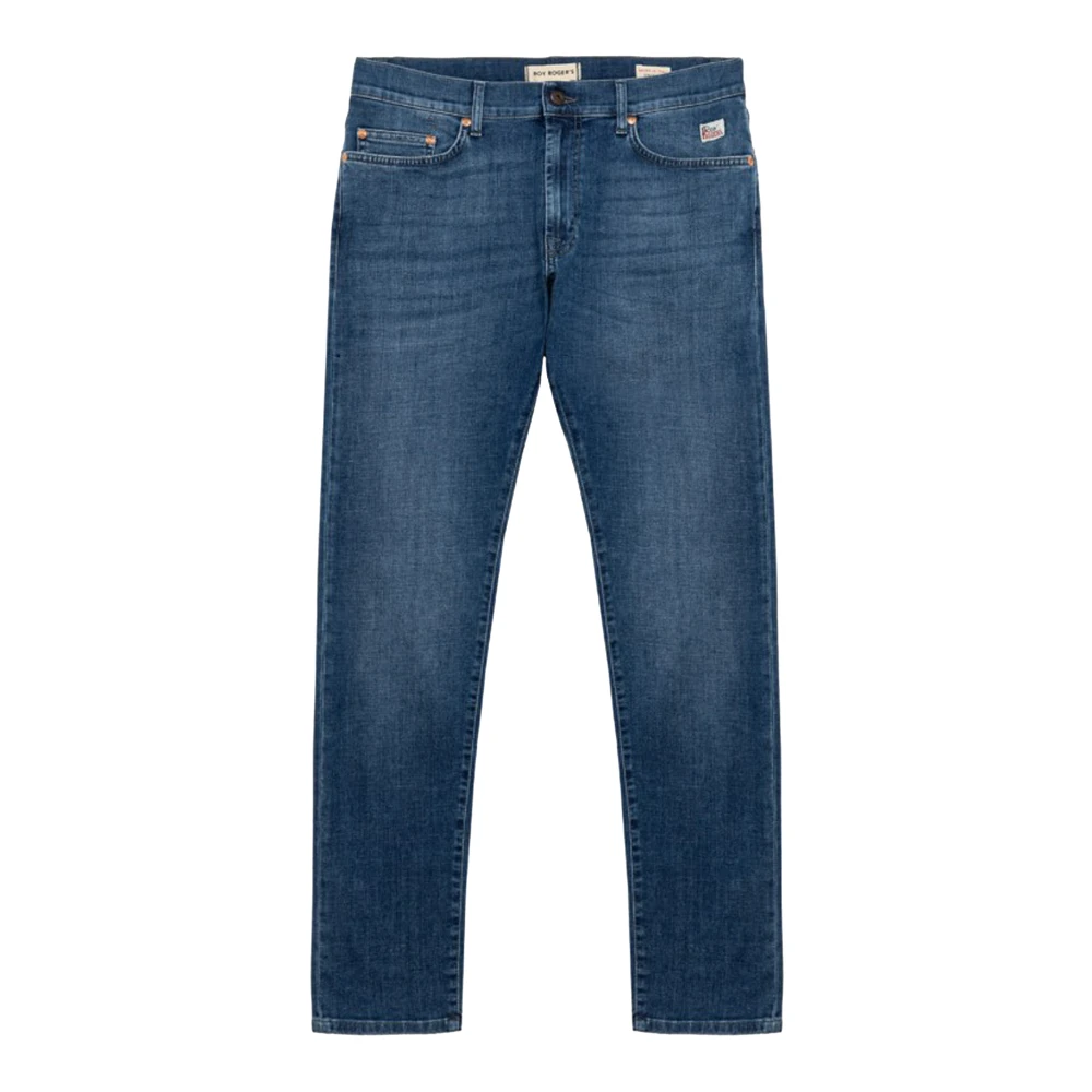 Roy Roger's Men's Blue Slim-Fit Jeans - Slim Fit Jeans - W32 - Jeans