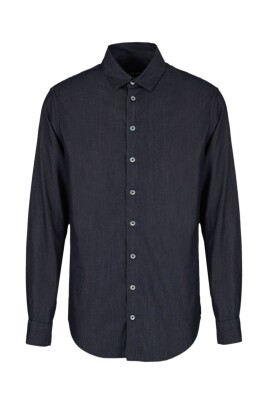 indigo-blue-cotton-slub-shirt