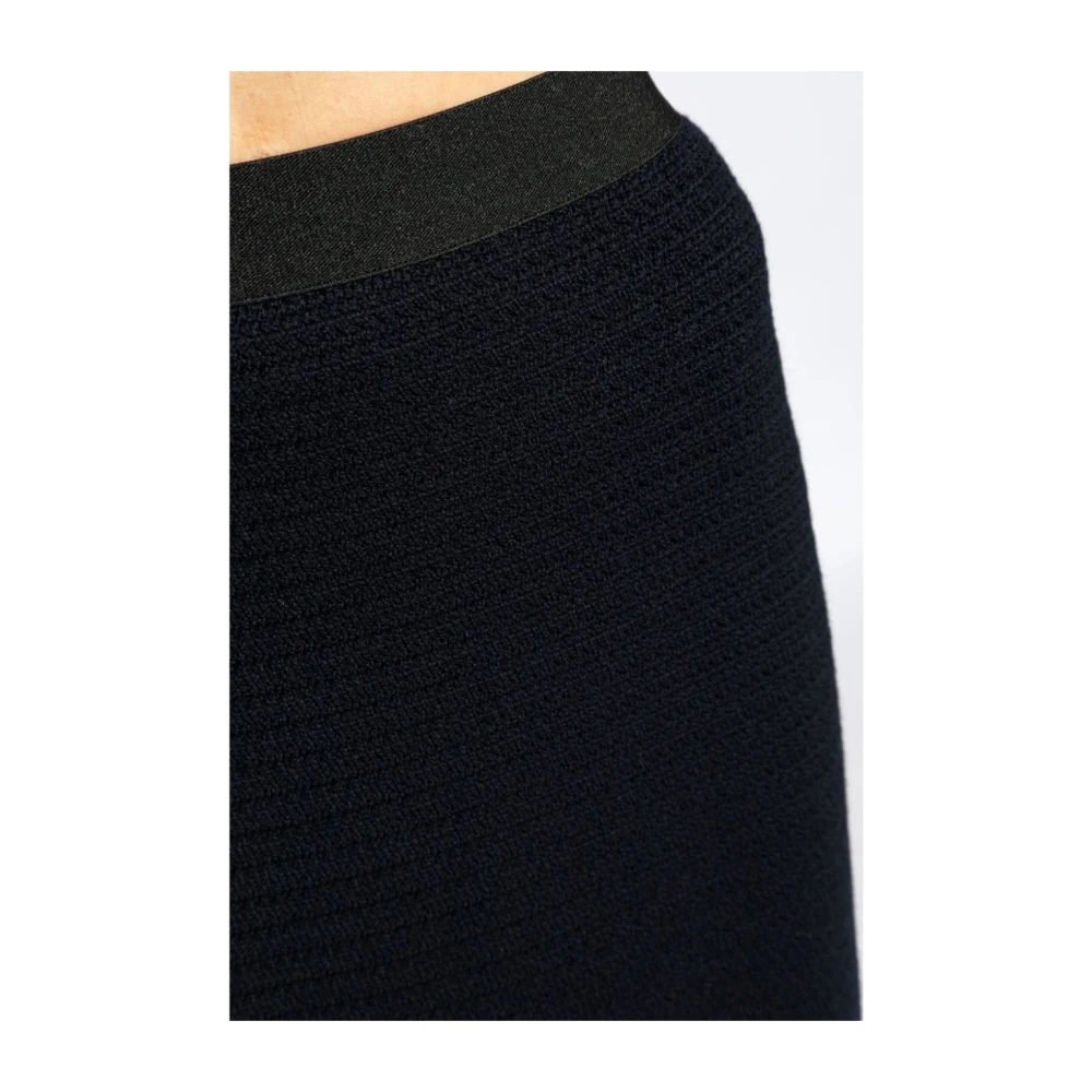 Fabiana Filippi Navy Midi Rok Black Dames