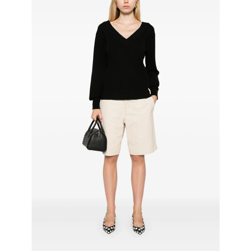 P.a.r.o.s.h. Zwarte Gebreide Top Black Dames