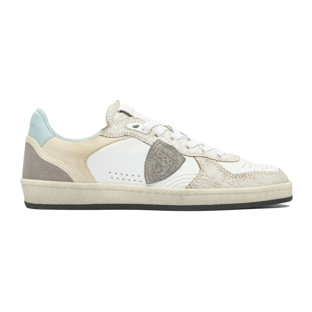 Philippe Model Women's Multicolor Sneakers, 4 Uk, Beige Trainers For Aw25