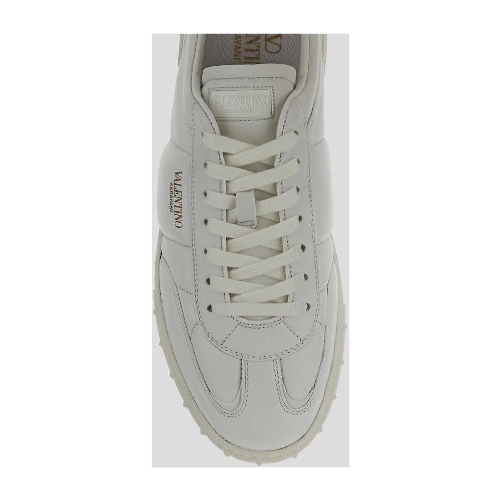 Valentino Garavani Leren Sneaker Upvillage Stijl White Heren