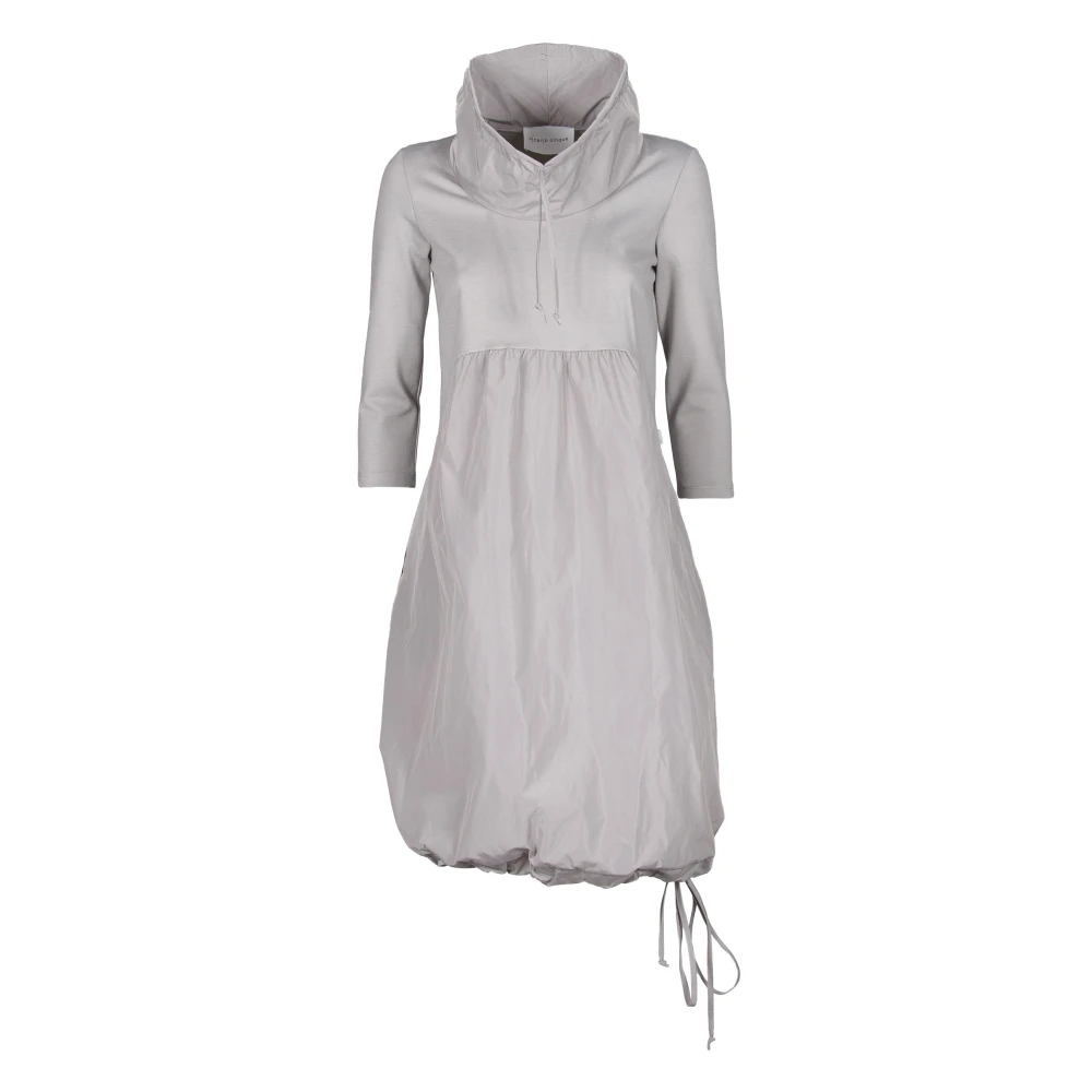 Vicario Cinque Ballonjurk met trekkoord en zakken Gray Dames
