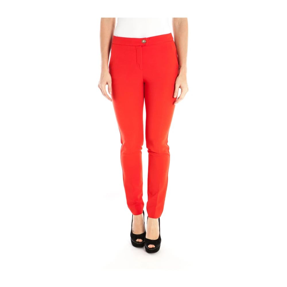 Armani Slim-fit Trousers Orange Dames