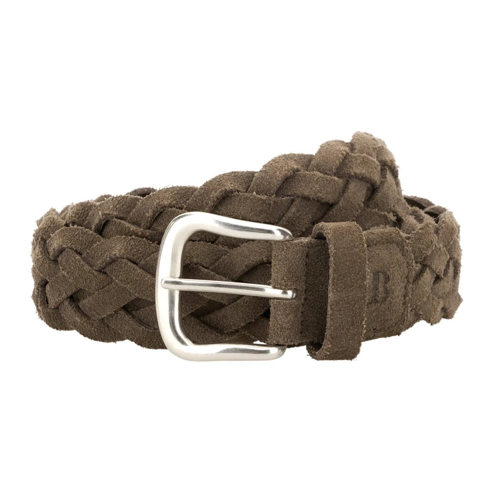 Boggi Milano Brun Vävt Mockabälte