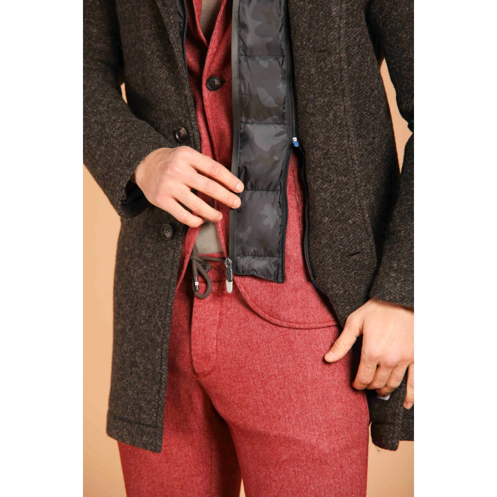 Mason's Donkerbruine Herringbone Herenjas Brown Heren