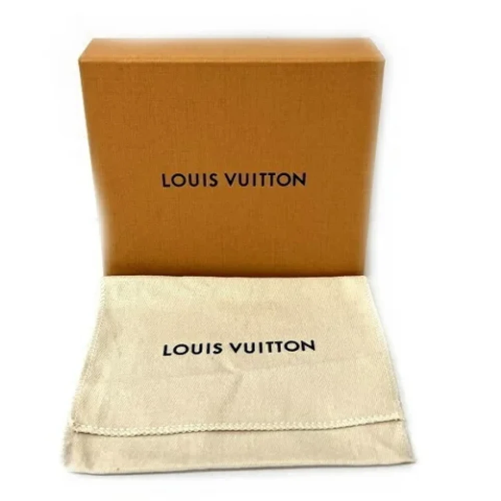 Louis Vuitton Vintage Pre-owned Leather wallets Beige Dames