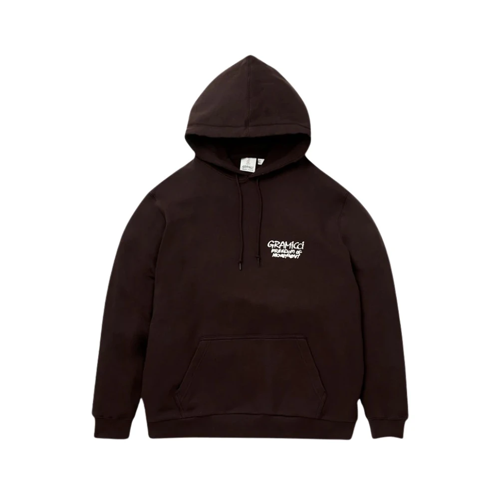 Gramicci Relaxed Fit Klimmer Hoodie Brown Heren