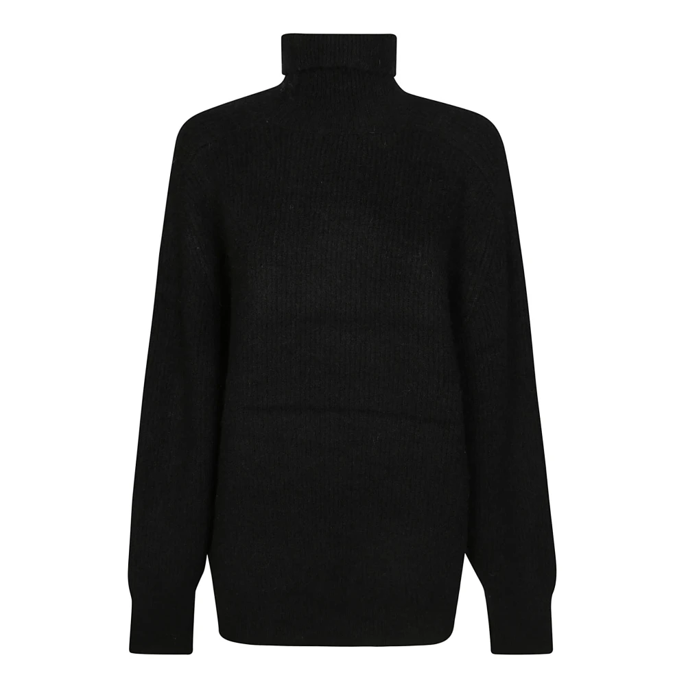 Rotate Birger Christensen Turtleneck Knitwear Black Dames