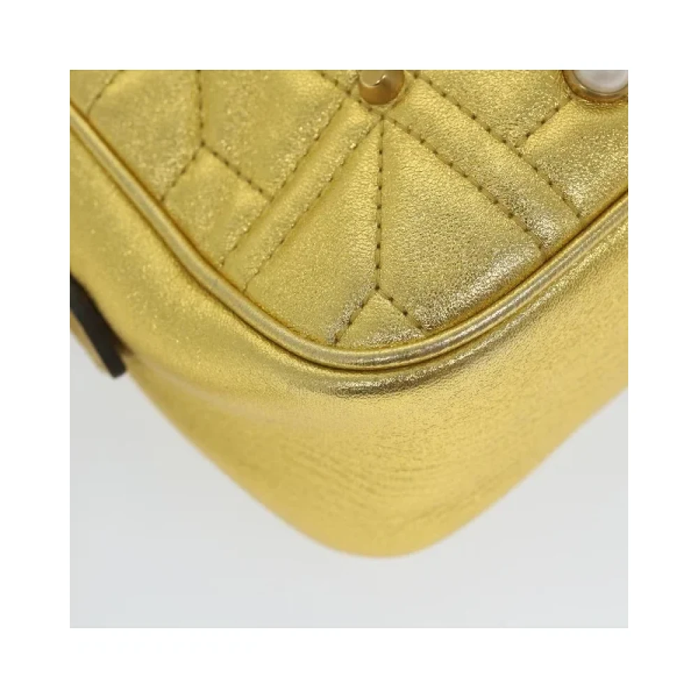 Gucci Vintage Pre-owned Leather gucci-bags Yellow Dames