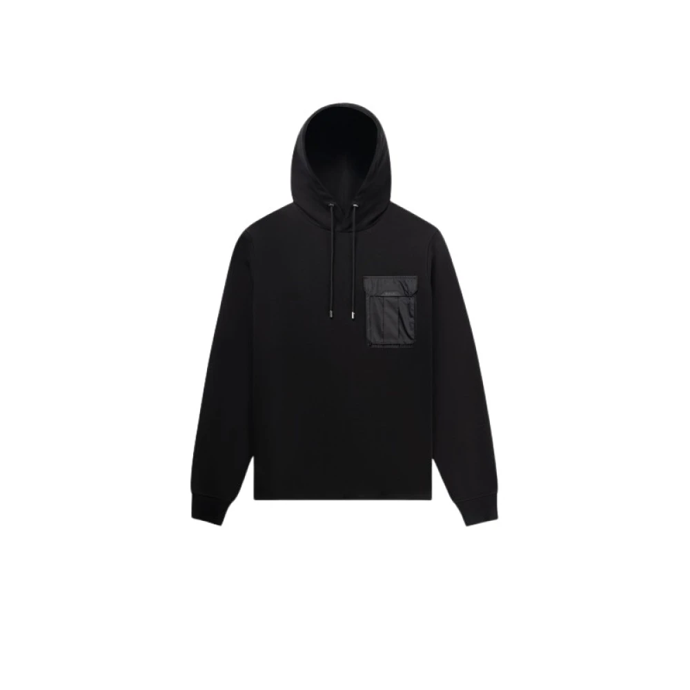 Balr. Zwarte Cargo Hoodie met Geborduurd Logo Black Heren