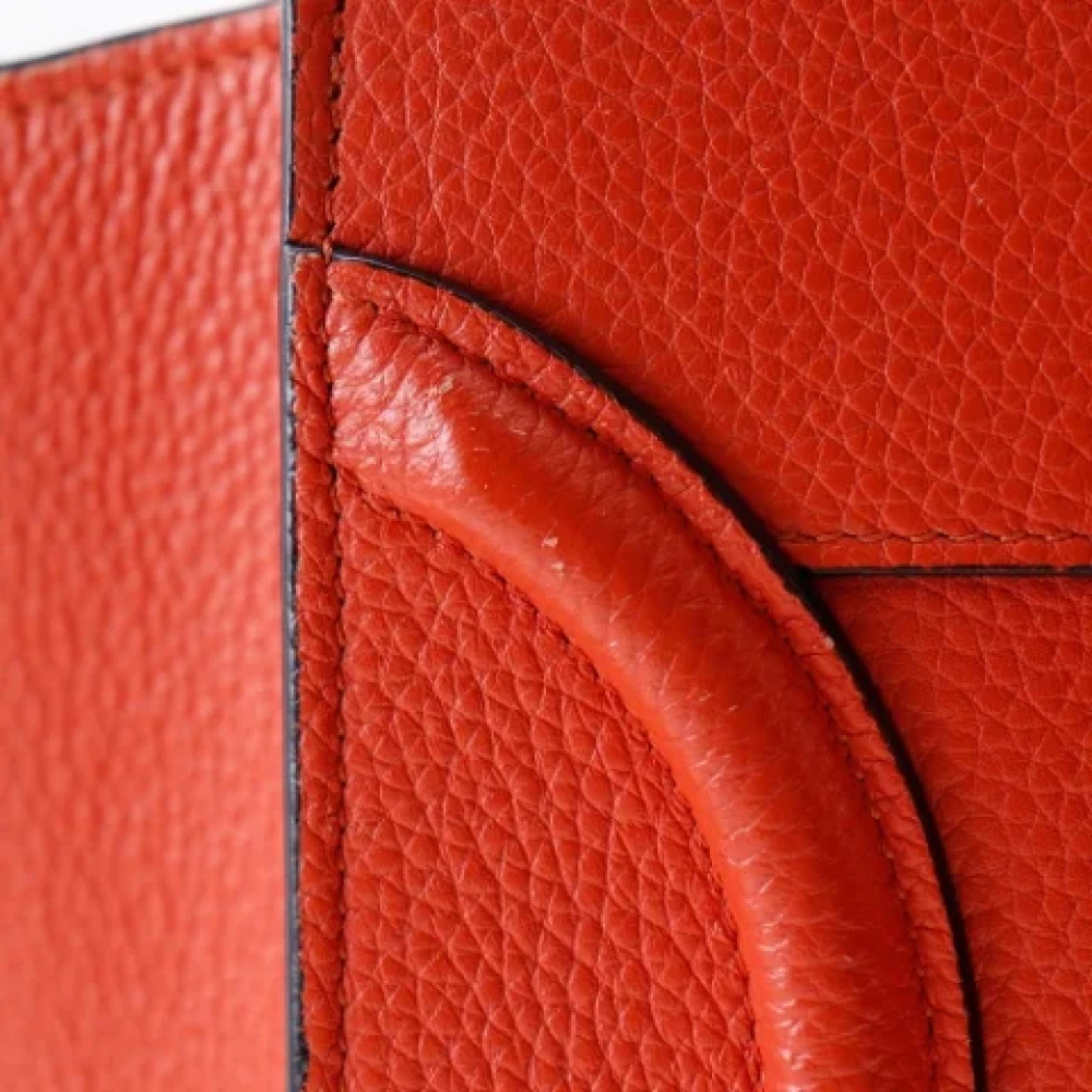 Celine Vintage Pre-owned Leather celine-bags Red Dames