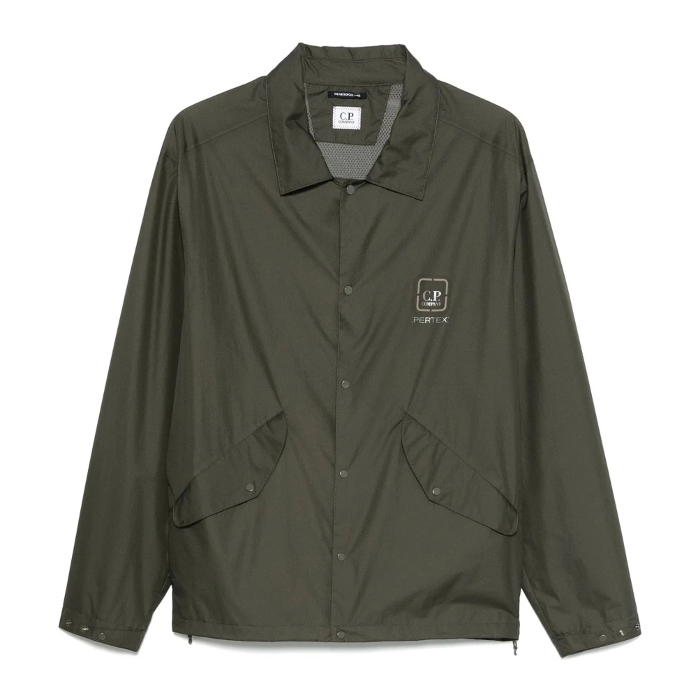 C.P. Company Khaki Knoopjas met Voorzakken Green Heren