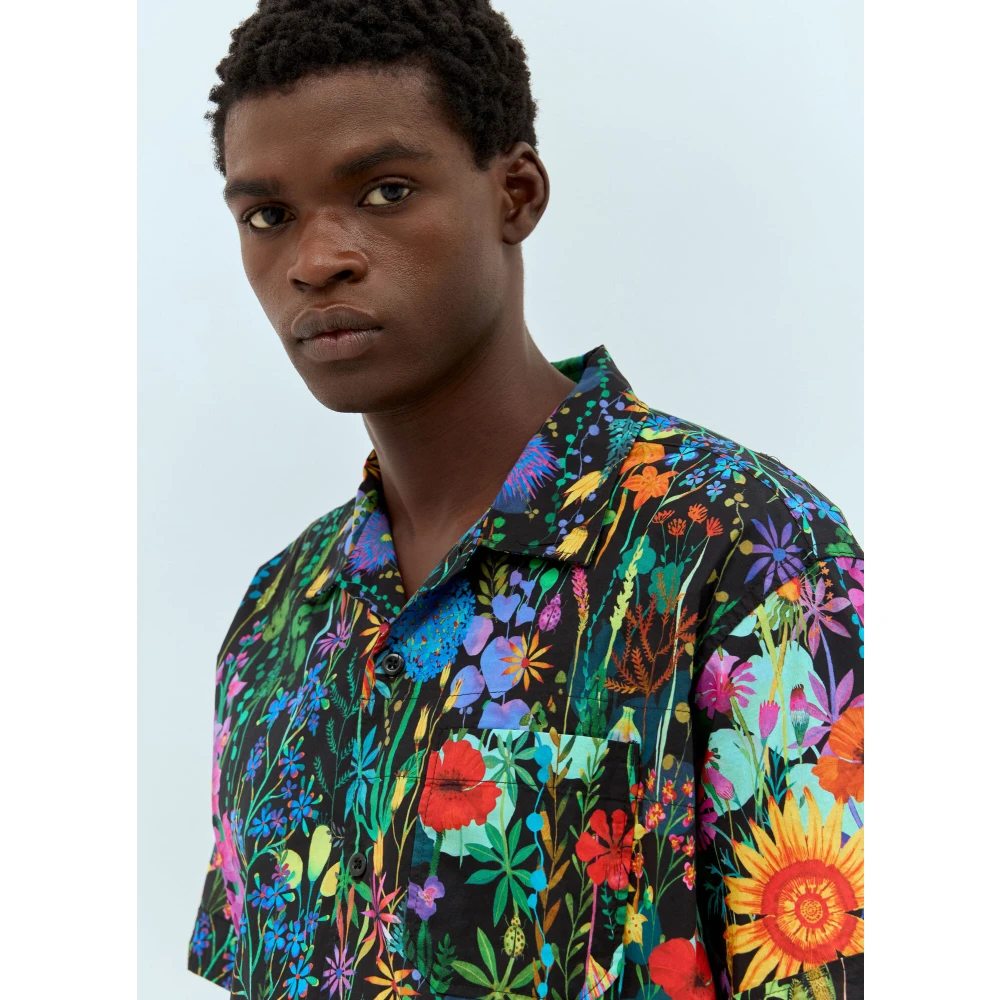Engineered Garments Bloemenprint Camp Shirt Multicolor Heren