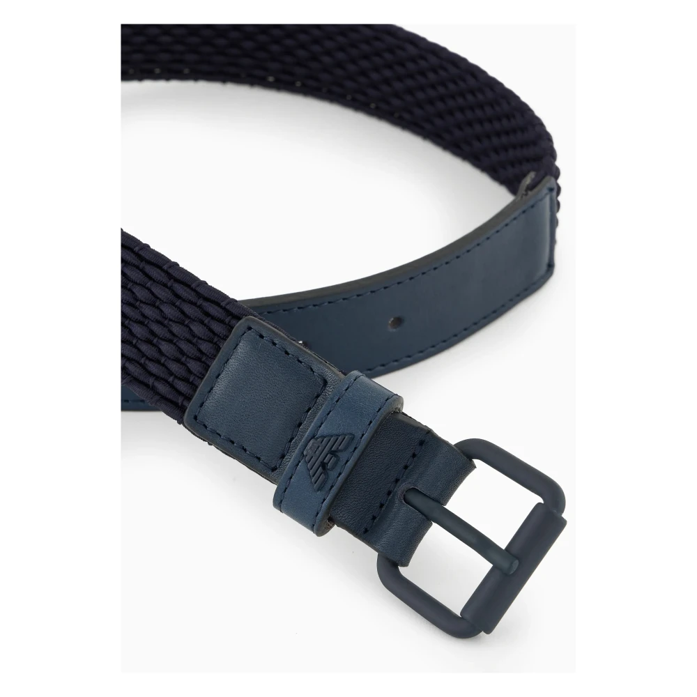 Armani Gevlochten Riem Stijl 401522 Blue Heren