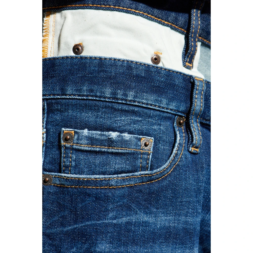 Dsquared2 Dubbele Jeans Blue Heren