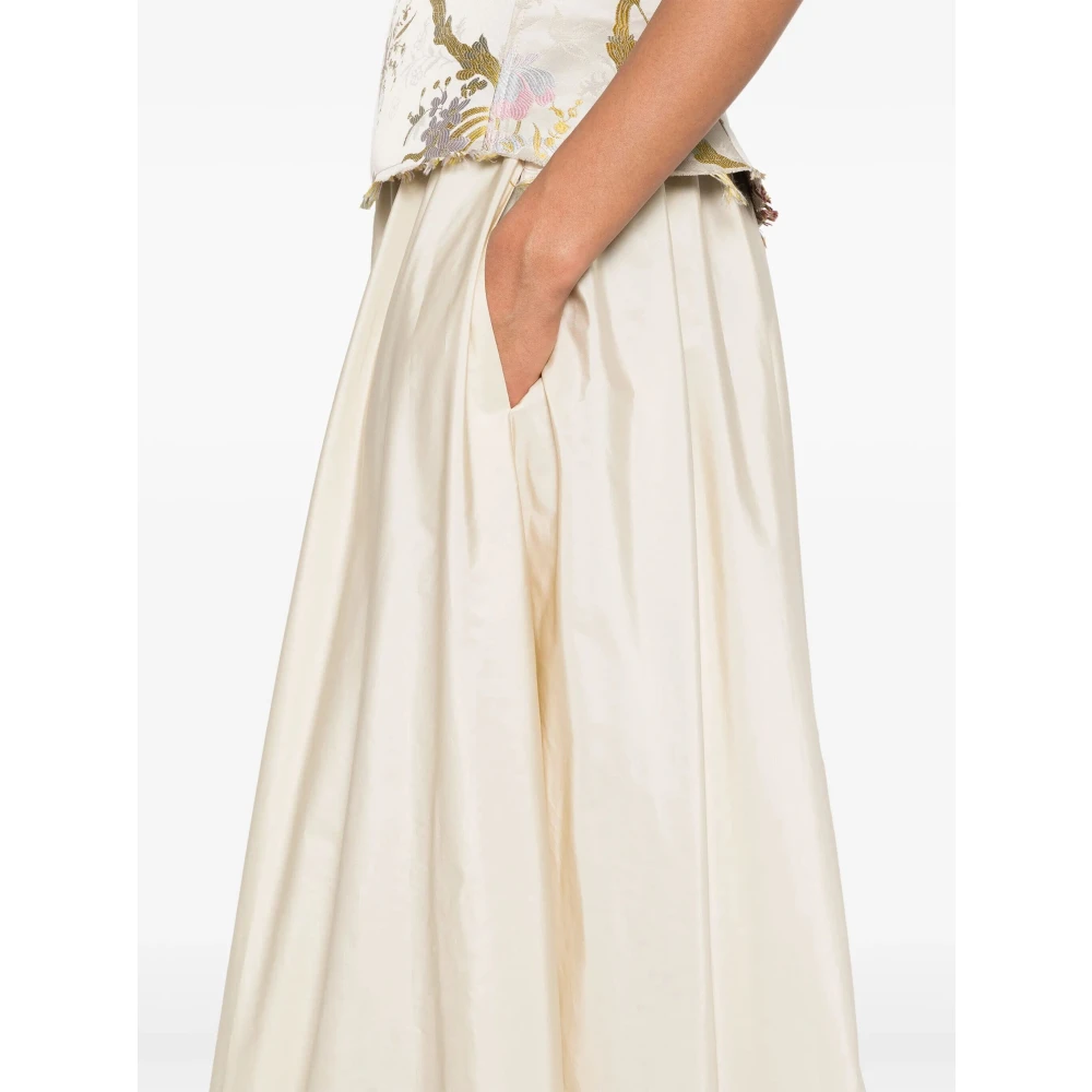P.a.r.o.s.h. Neutrale Mini Rok Beige Dames