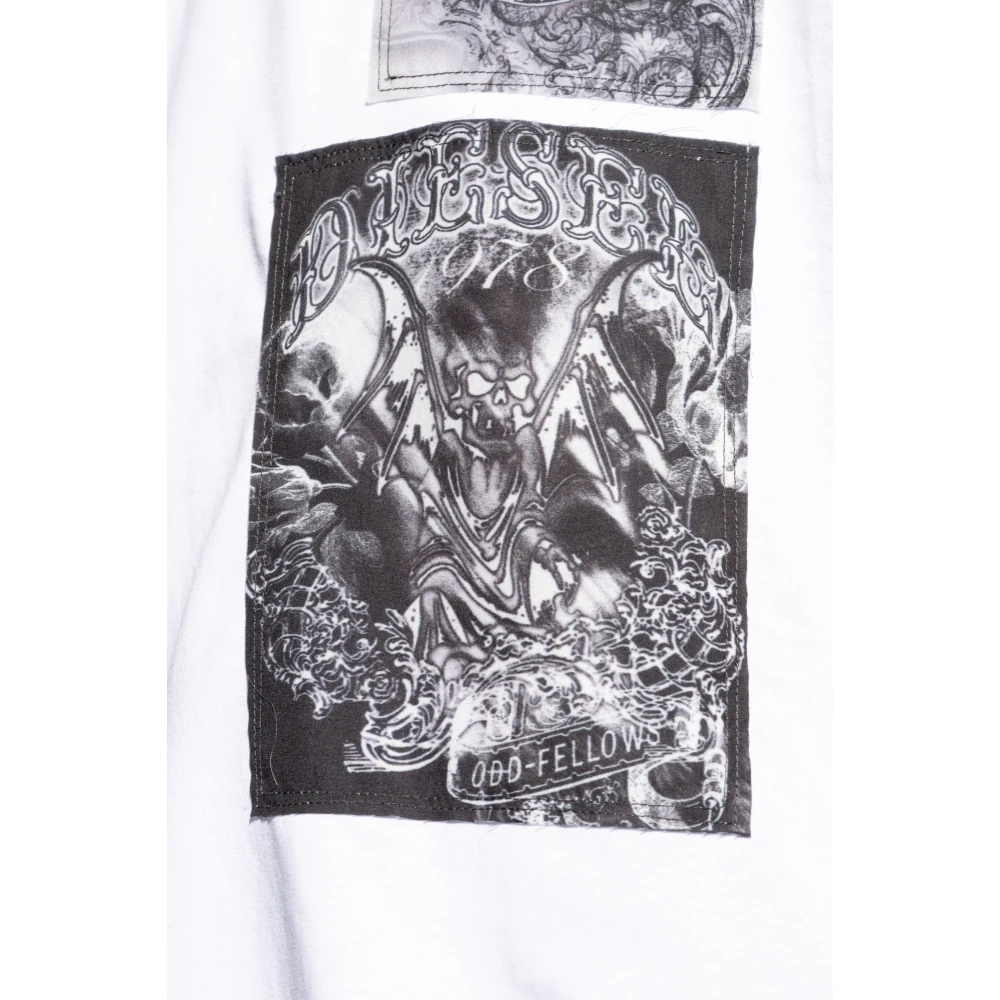 Diesel T-shirt T-Boxt-Slits White Heren