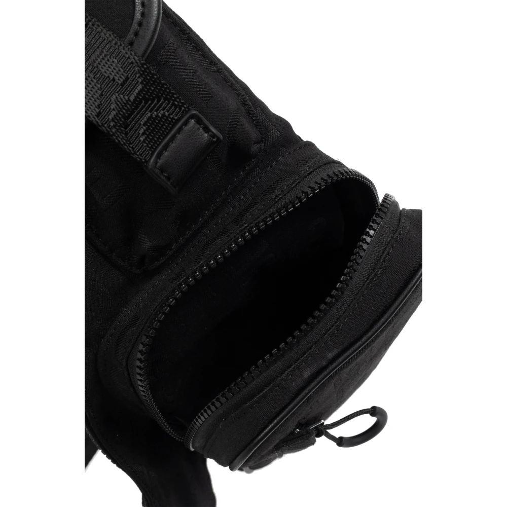 Iceberg Een-schouder rugzak Black Heren