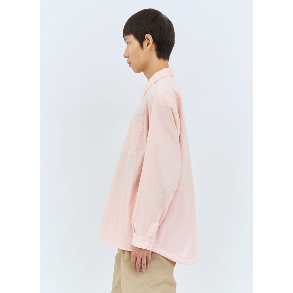 Dickies Oversized werkschirt met achterpaneel Pink Heren