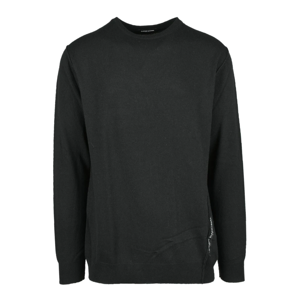 Costume National Moderne Nationale Stijl Gebreid Black Heren