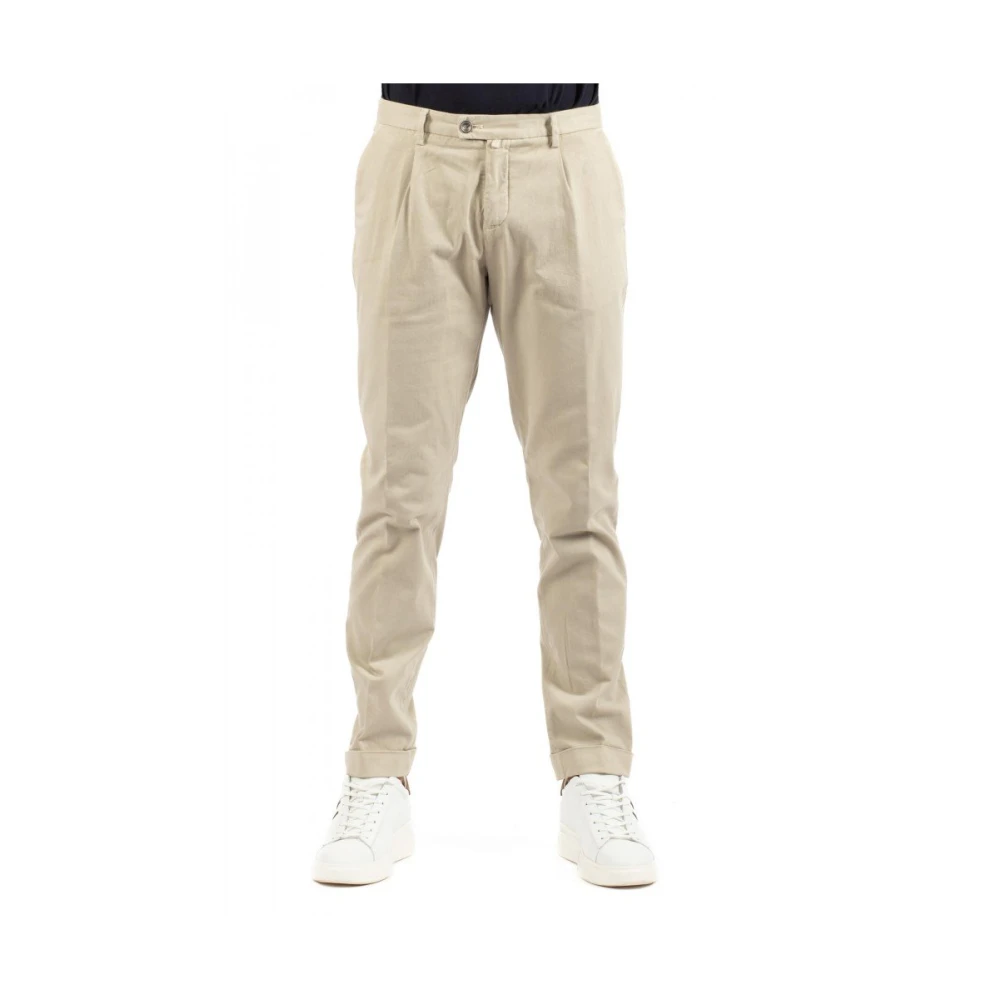 Brooksfield Herenbroek Beige Heren