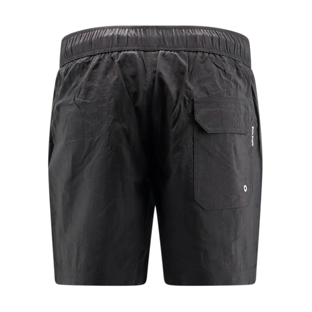 Palm Angels Zwarte Heren Zwemkleding Black Heren