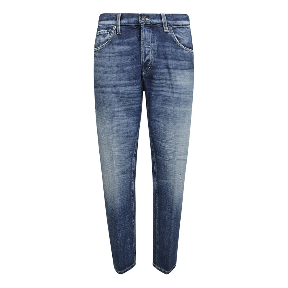 Dondup Brighton Microrotture Jeans Blue Heren