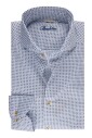 chemise-slim-fit-en-twill-a-motif