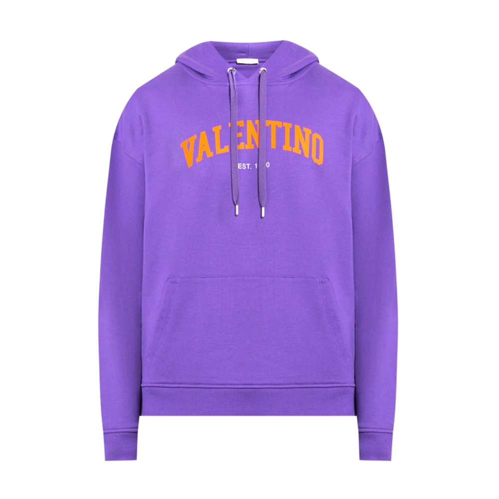 Valentino Stijlvolle Gebreide Trui Purple Heren