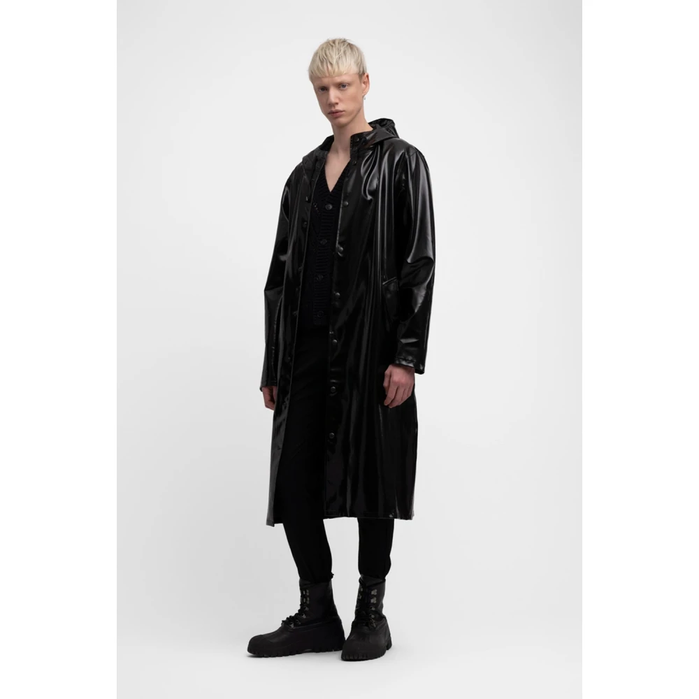 Stutterheim Print Opal Regenjas Black Heren