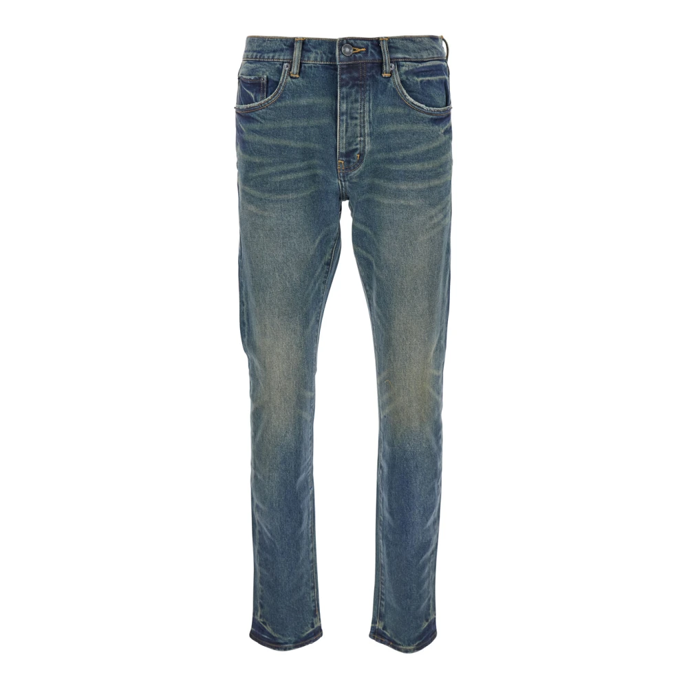 Purple Brand Coated Skinny Dark Tempest Jeans Blue Heren