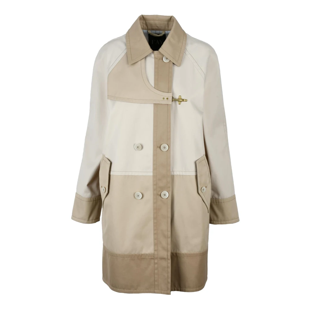 Coats > Double-Breasted Coats - - Fay - Modalova