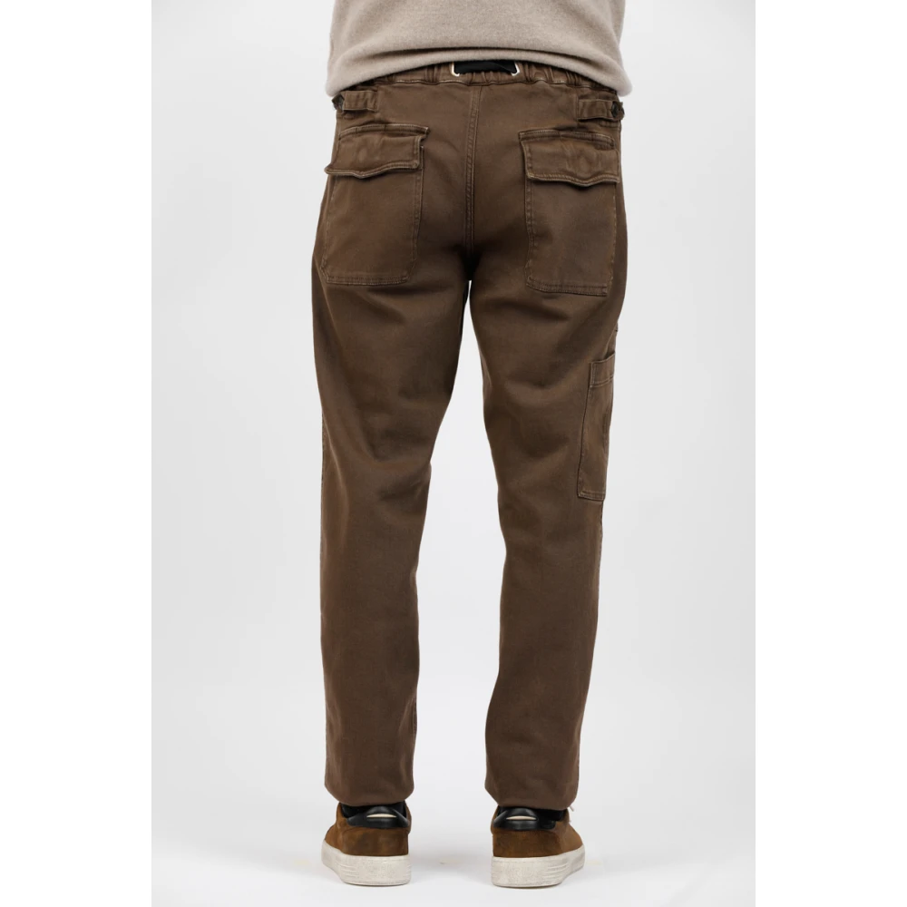 White Sand Lange Broek met Zakken Brown Heren