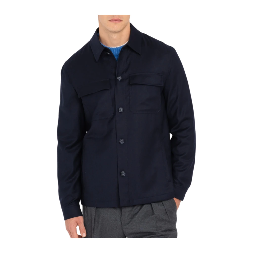 Manuel Ritz Lichtblauwe Jas Blue Heren
